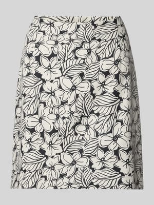 Ausgestellter Mini-Rock aus Baumwoll-Mix Modell 'FUNGO' Shop The Look MANNEQUINE