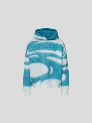 Oversized Hoodie aus Mohair-Mix Shop The Look MANNEQUINE