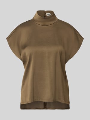 Regular Fit Bluse aus Satin Modell 'ALARIA' Shop The Look MANNEQUINE