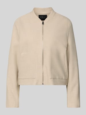Regular Fit Blouson mit Viskose-Anteil Shop The Look MANNEQUINE