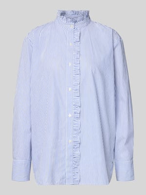 Relaxed fit overhemdblouse van puur katoen Shop The Look MANNEQUINE