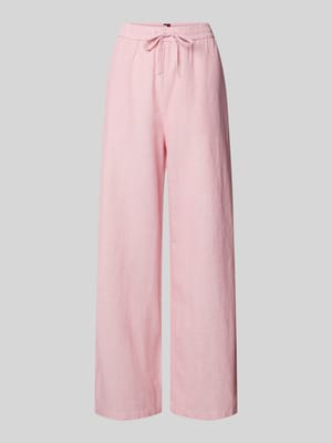 Weite Hose aus Baumwoll-Leinen-Mix Shop The Look MANNEQUINE