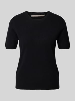 T-Shirt aus Kaschmir mit Rundhalsausschnitt Shop The Look MANNEQUINE