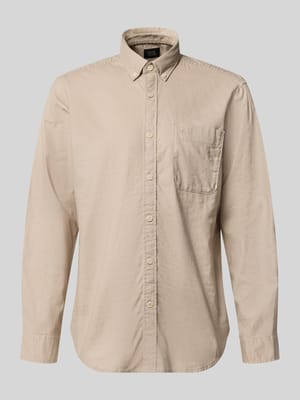 Regular Fit Freizeithemd mit Button-Down-Kragen Shop The Look MANNEQUINE
