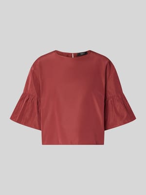 Top bluzkowy o skróconym kroju z dodatkiem bawełny model 'BREAK' Shop The Look MANNEQUINE