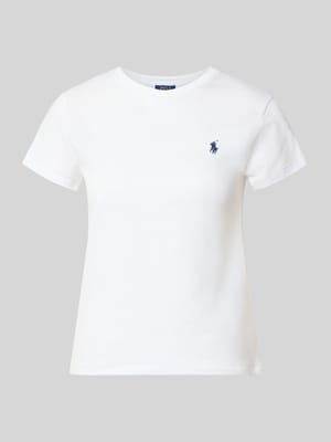 Regular fit t-shirt van puur katoen Shop The Look MANNEQUINE