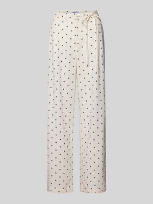 Stoffhose mit Schleifen-Detail Shop The Look MANNEQUINE
