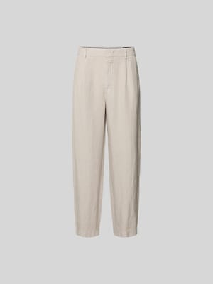 Straight Fit Leinenhose Shop The Look MANNEQUINE