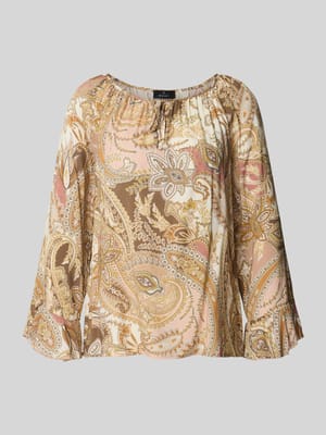 Regular Fit Bluse aus Viskose mit Paisley-Muster Shop The Look MANNEQUINE