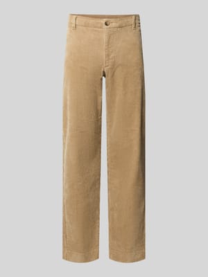 Tapered Fit Cordhose aus reiner Baumwolle Modell 'LEROY' Shop The Look MANNEQUINE