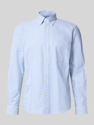 Regular Fit Freizeithemd aus reiner Baumwolle Shop The Look MANNEQUINE