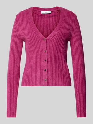 Strickcardigan mit Knopfleiste und Woll-Anteil Modell 'SEEDS' Shop The Look MANNEQUINE