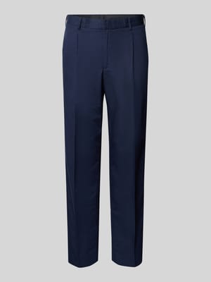 Regular Fit Stoffhose mit Bundhalten Modell 'Writer' Shop The Look MANNEQUINE