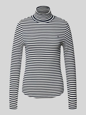  Slim fit shirt met lange mouwen van viscosemix Shop The Look MANNEQUINE