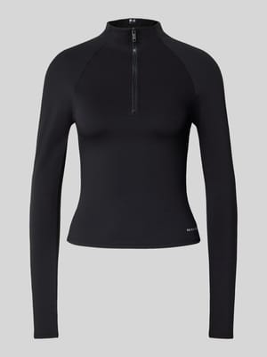 Longsleeve mit Stehkragen und Reißverschluss Modell 'NIGHTFALL' Shop The Look MANNEQUINE