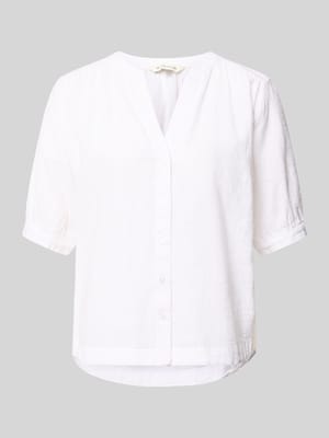 Relaxed Fit Kurzarmbluse aus reiner Baumwolle Shop The Look MANNEQUINE