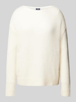 Gebreide pullover met ronde hals Shop The Look MANNEQUINE