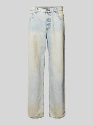 Baggy fit jeans in 5-pocketmodel met viscose Shop The Look MANNEQUINE