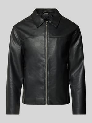 Regular Fit Jacke in Leder-Optik Modell 'JACK' Shop The Look MANNEQUINE