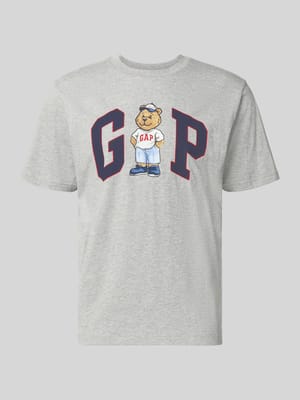 Regular Fit T-Shirt mit Logo-Print Shop The Look MANNEQUINE
