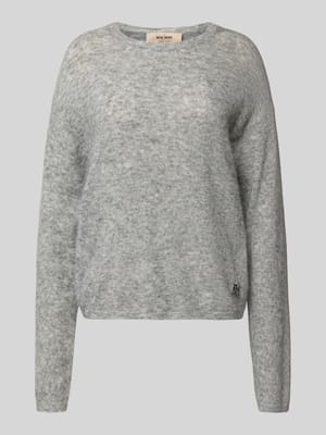 Gebreide pullover met ronde hals, model 'Mape' Shop The Look MANNEQUINE