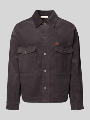 Hemdjacke mit Knopfleiste Shop The Look MANNEQUINE