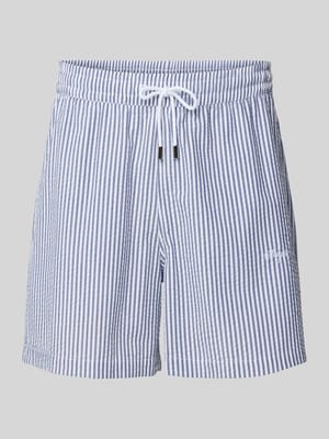 Regular fit sweatshorts met logostitching, model 'GALLIPOLI' Shop The Look MANNEQUINE