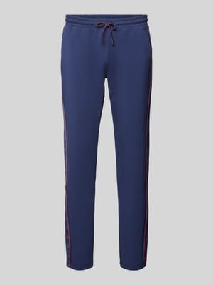 Regular fit sweatpants met contraststrepen, model 'G-Style' Shop The Look MANNEQUINE