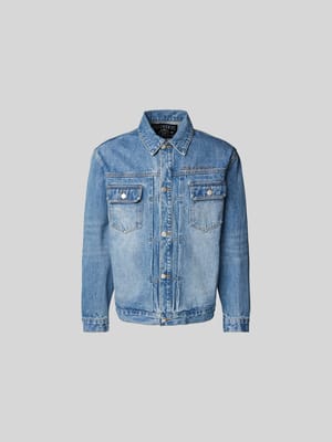 Jeansjacke aus reiner Baumwolle Shop The Look MANNEQUINE