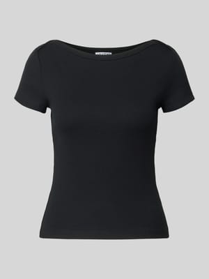 T-shirt met boothals Shop The Look MANNEQUINE