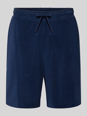 Szorty dresowe o kroju loose fit z czystej bawełny model 'TOWELLING SWEATSHORTS' Shop The Look MANNEQUINE