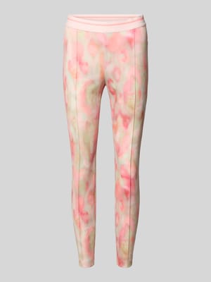 Leggings mit Längsnähten und elastischem Bund Shop The Look MANNEQUINE
