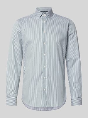 slim fit zakelijk hemd met kentkraag Shop The Look MANNEQUINE