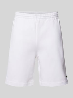 Regular Fit Sweatshorts mit Label-Badge Shop The Look MANNEQUINE