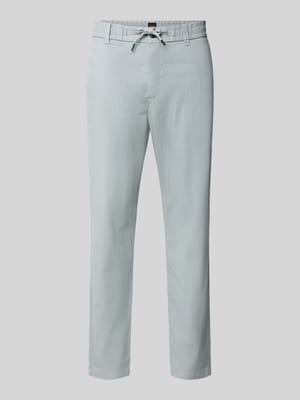 tapered fit chino van katoenmix model 'GABARDINE' Shop The Look MANNEQUINE