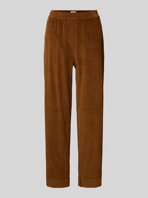 Corduroy broek met elastische band, model 'Dixian' Shop The Look MANNEQUINE