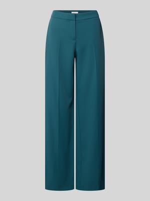 Broek met wijde benen en paspelzakken aan het achterwerk Shop The Look MANNEQUINE