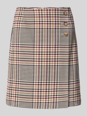 Minirok met knopen en ritssluiting Shop The Look MANNEQUINE