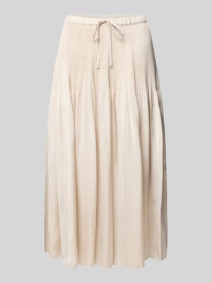 Midirock mit gelegten Falten Modell 'Ribane french' Shop The Look MANNEQUINE