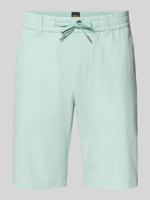 Tapered Fit Bermuda mit Kordelzug Modell 'CHINO' Shop The Look MANNEQUINE