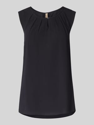 Tanktop mit Raffungen Modell 'RADIA' Shop The Look MANNEQUINE