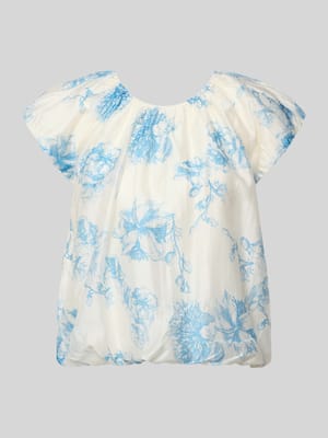 Regular Fit Bluse aus Lyocell-Mix Modell 'Evangelia' Shop The Look MANNEQUINE