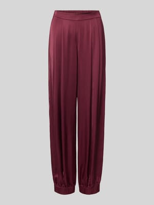 Haremshose aus Viskose mit elastischem Bund Shop The Look MANNEQUINE