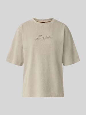 Regular Fit T-Shirt aus reiner Baumwolle Modell 'C_Eregular_4' Shop The Look MANNEQUINE