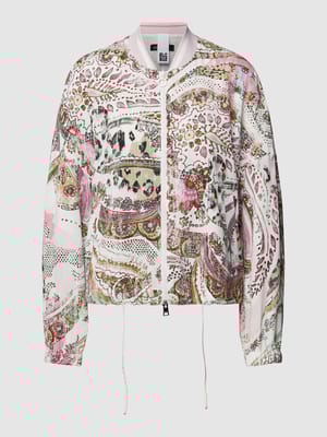 Blouson met all-over motief Shop The Look MANNEQUINE