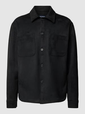 Relaxed Fit Overshirt mit aufgesetzten Brusttaschen Shop The Look MANNEQUINE