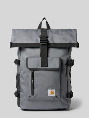 Rucksack mit Logo-Patch Modell 'PHILIS' Shop The Look MANNEQUINE