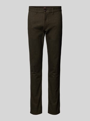 Slim Fit Chino in Melange-Optik Shop The Look MANNEQUINE