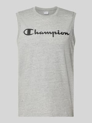 Top mit Logo und Rundhalsausschnitt Shop The Look MANNEQUINE