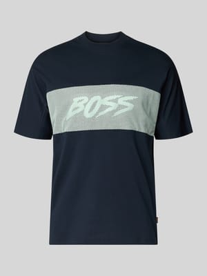 Regular Fit T-Shirt aus reiner Baumwolle Modell 'TE_BAYMESH' Shop The Look MANNEQUINE
